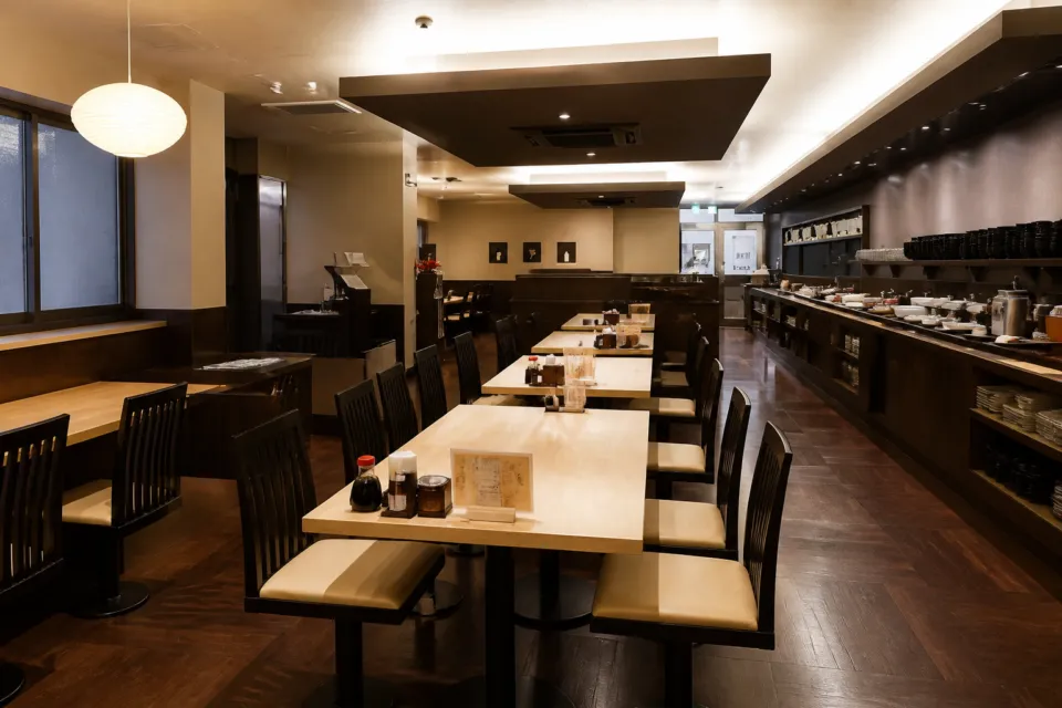 HOTEL AZ 福岡糸島店の夕食バイキング会場
