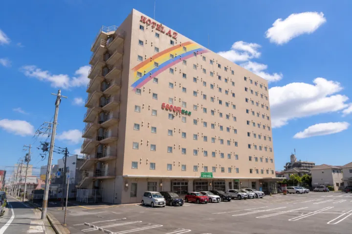 HOTEL AZ 福岡糸島店の正面外観