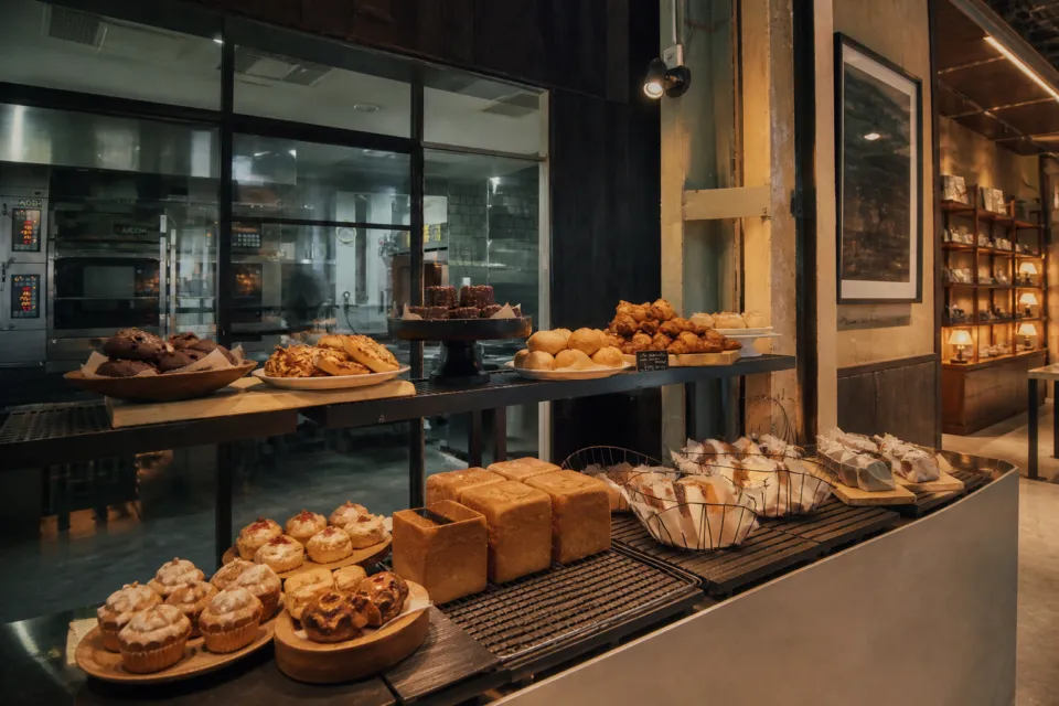 HOTEL CYCLEの館内にあるButti Bakery
