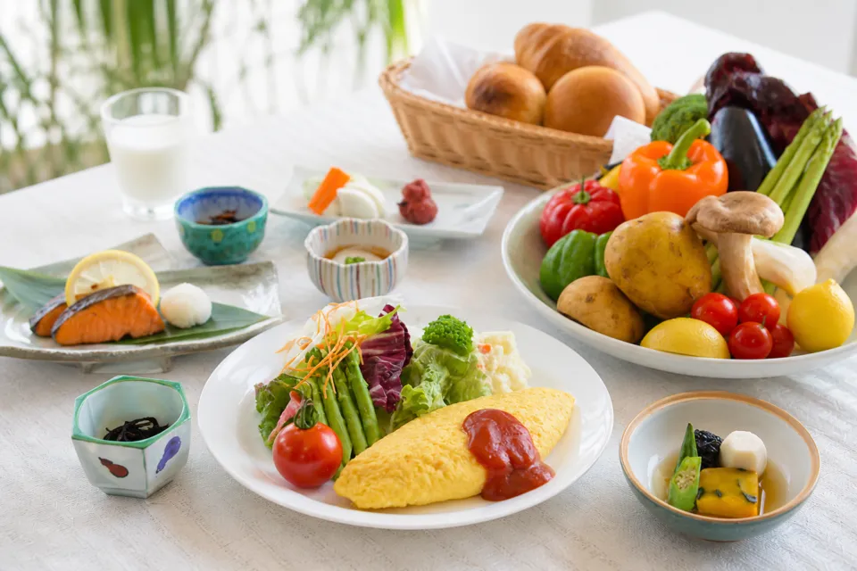 ホテルグランド東雲の朝食バイキング