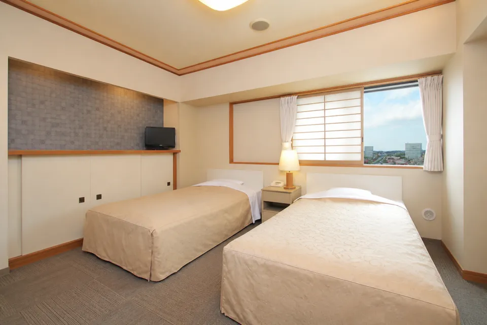 ホテルグランド東雲の本館ツインルーム