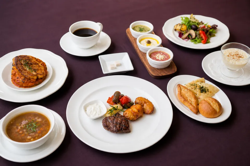ホテルリマーニのディナー料理