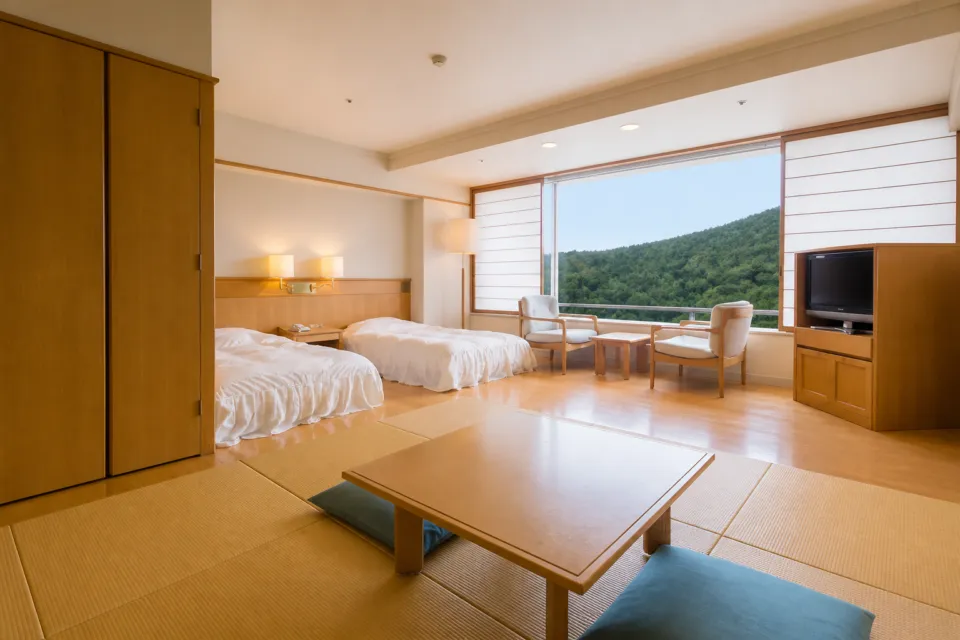 ホテル松島大観荘の松韻閣和洋室山側の客室