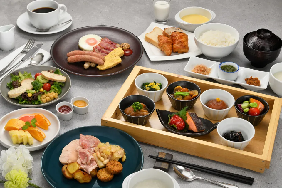 ホテルメトロポリタン山形の和朝食と洋朝食