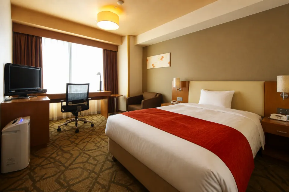 ホテルメトロポリタン山形のデラックスシングル