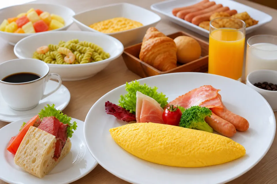 ホテルロイヤルクラシック大阪の朝食料理
