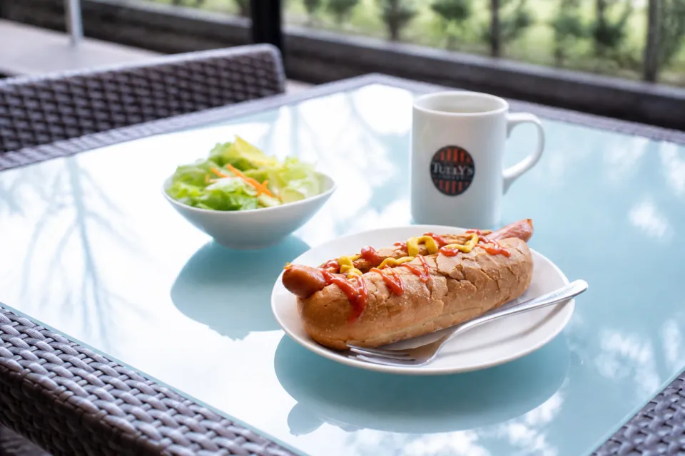 ホテルサンルート徳島の館内カフェメニュー
