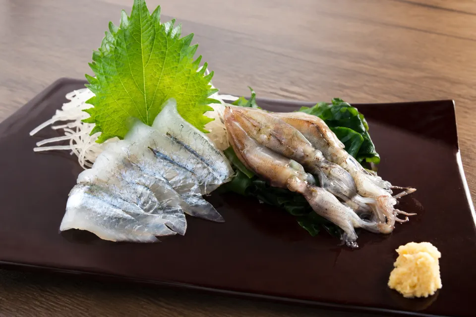 宝生寿しの春の季節料理1