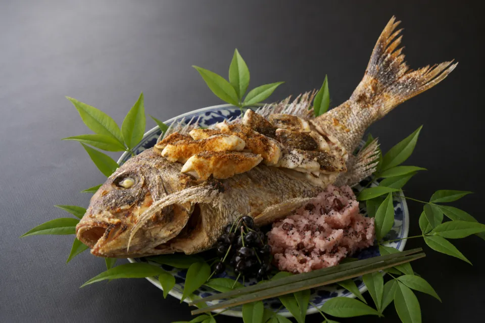 瓢亭 本店の焼き魚を中心とした料理