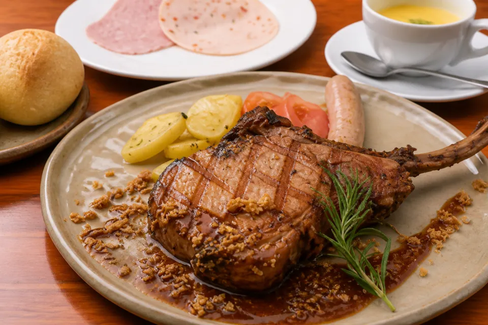 育風堂精肉店のリブボーンステーキ
