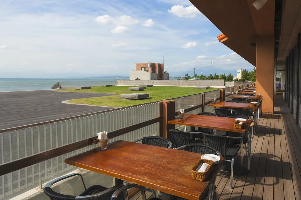 iL CHIANTI BEACHEのテラス席