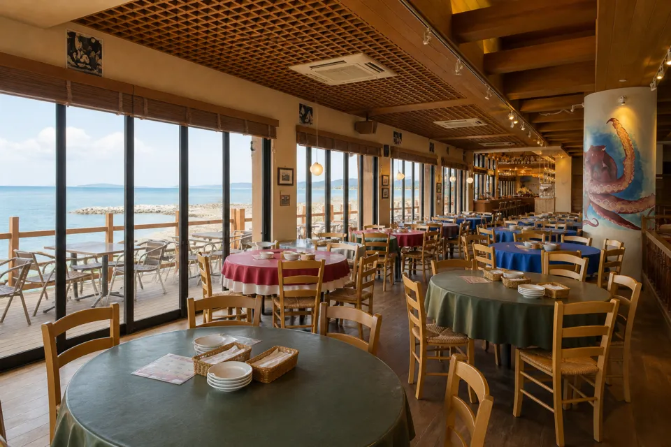 iL CHIANTI BEACHEの店内