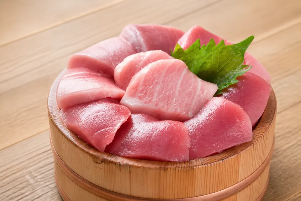 糸島食堂 本店の国産クロマグロの切り身