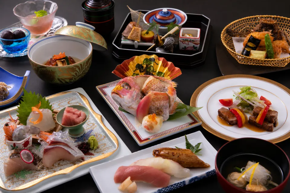 海軍さんの料亭 五月荘の会席料理