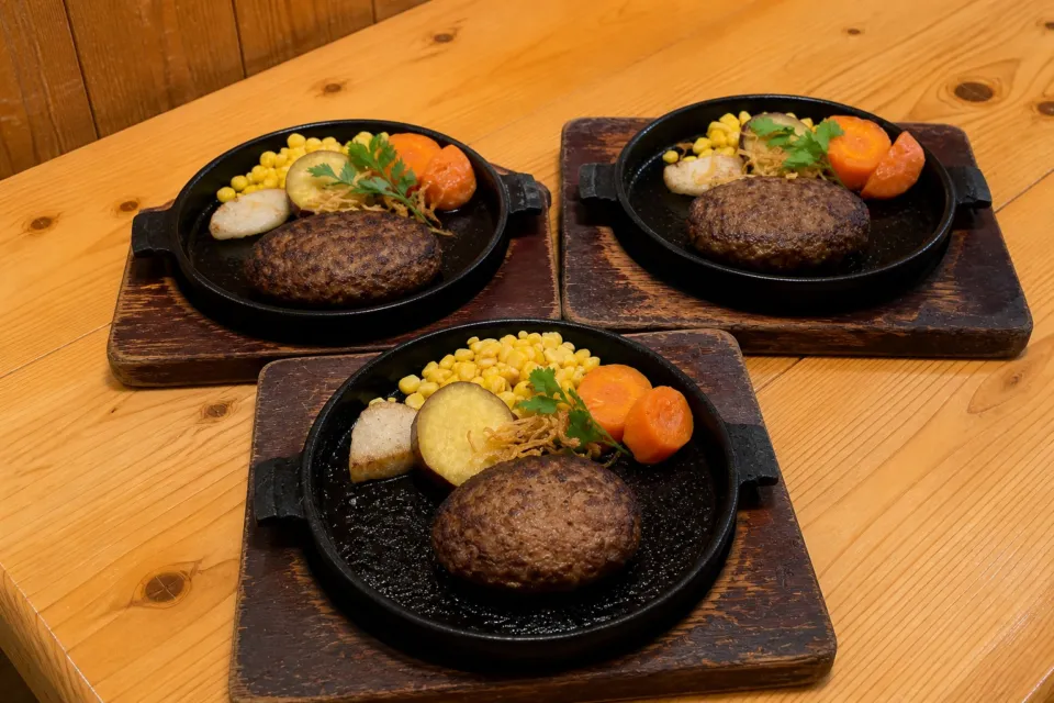見蘭牛 ダイニング玄のハンバーグメニュー写真