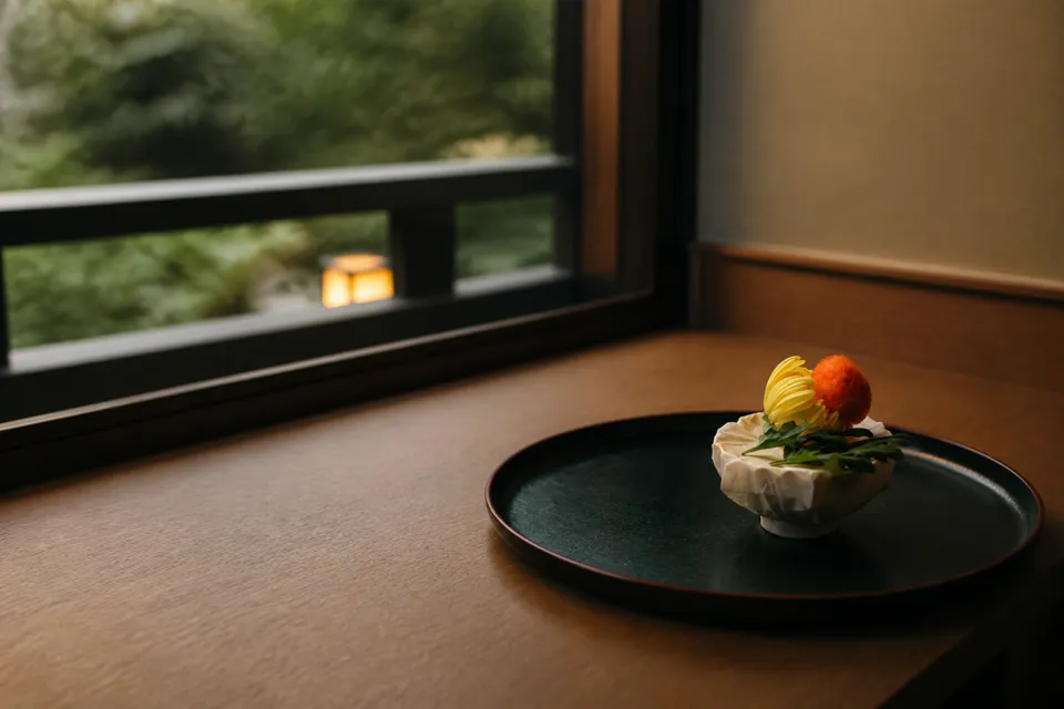 菊水楼の季節の小鉢料理