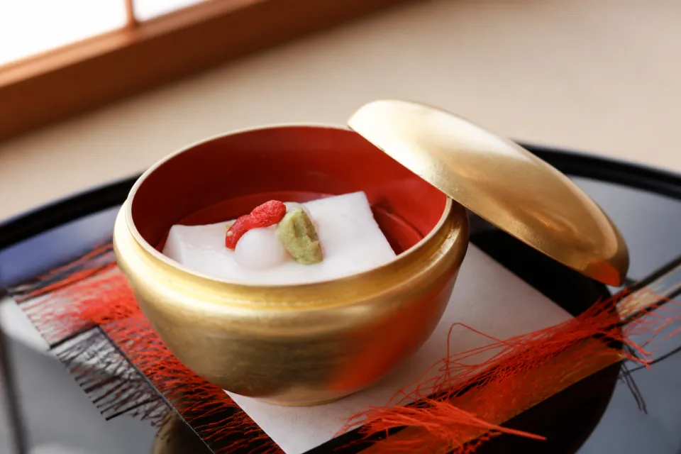 菊水楼の胡麻豆腐