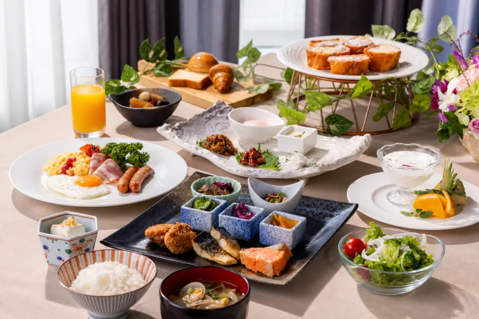 木更津ワシントンホテルの朝食ビュッフェ