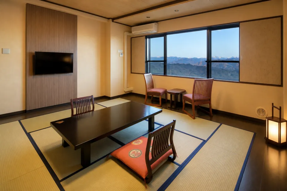 岸権旅館の和室10畳