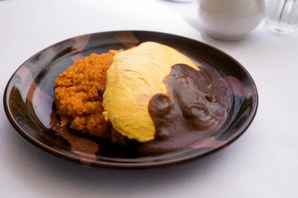 西洋料理 明治の館のオムレツライス