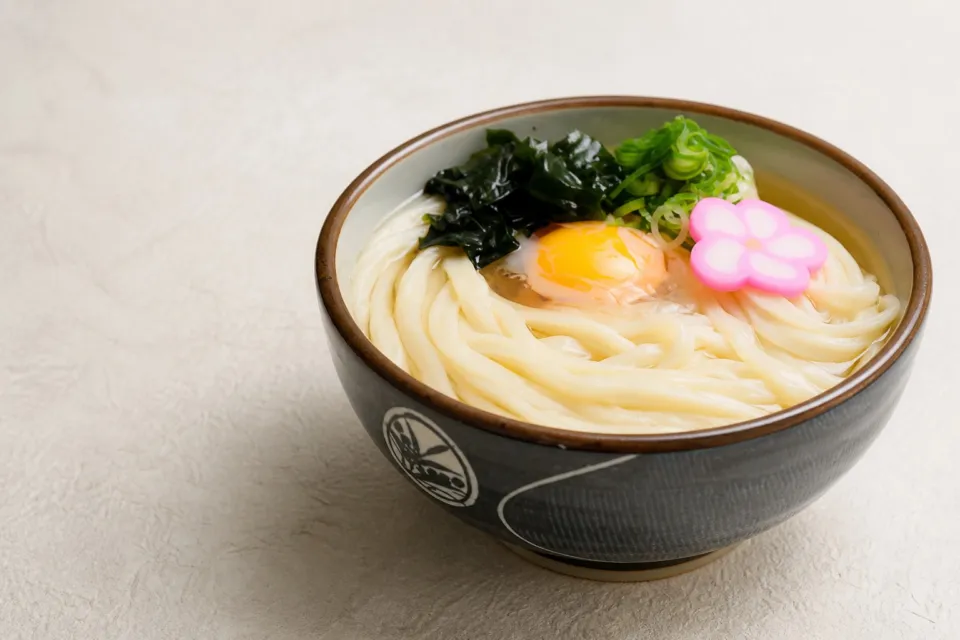 麺処 綿谷 丸亀店の月見うどん