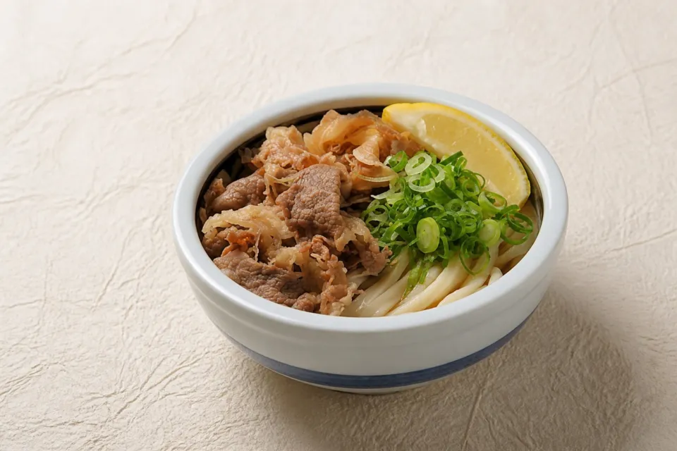 麺処 綿谷 丸亀店の肉ぶっかけうどん