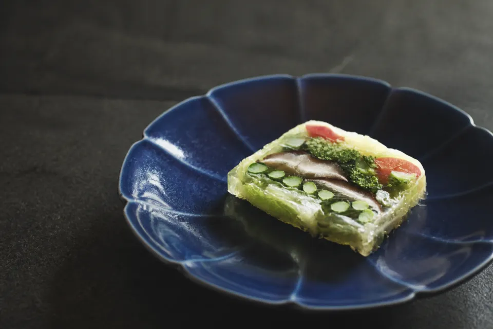深山荘 高見屋の季節野菜の寄せ物