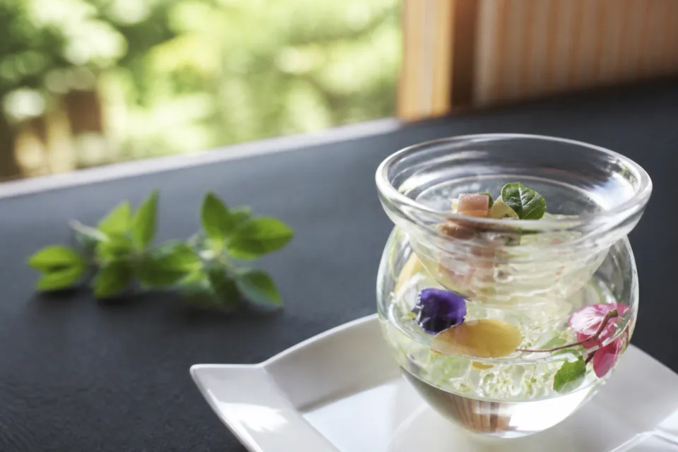 深山荘 高見屋の季節の前菜