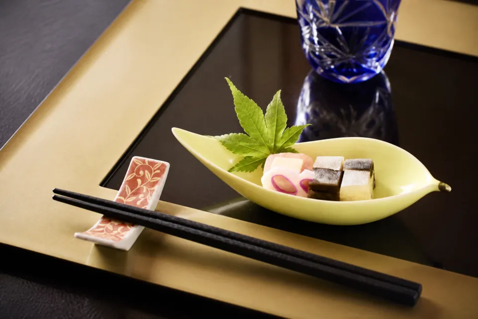 深山荘 高見屋の会席料理の一皿