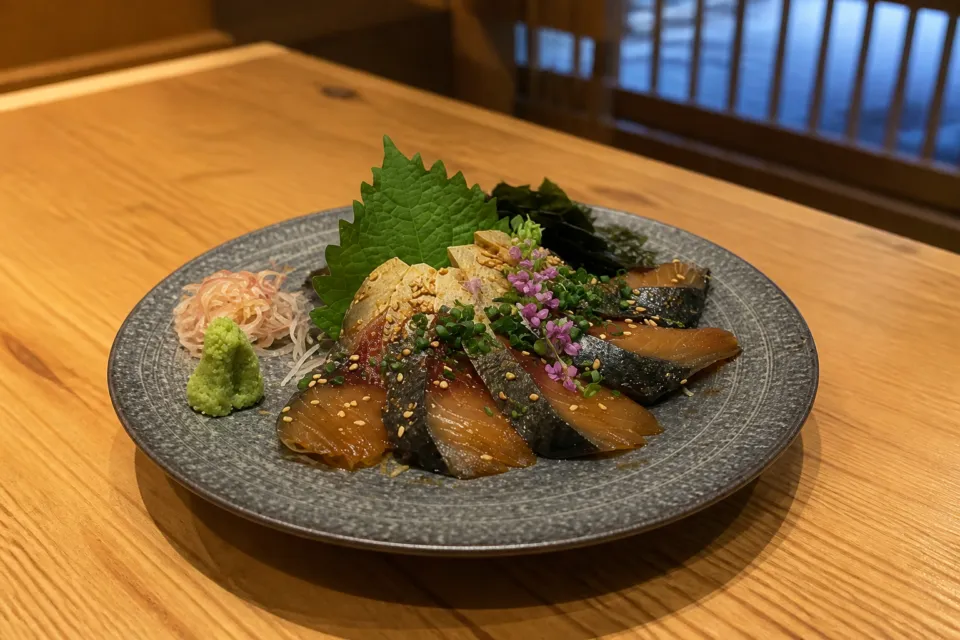博多もつ鍋 前田屋 総本店の長浜市場直送ごまさば