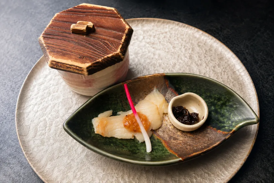結びの宿 愛隣館の和食の一皿
