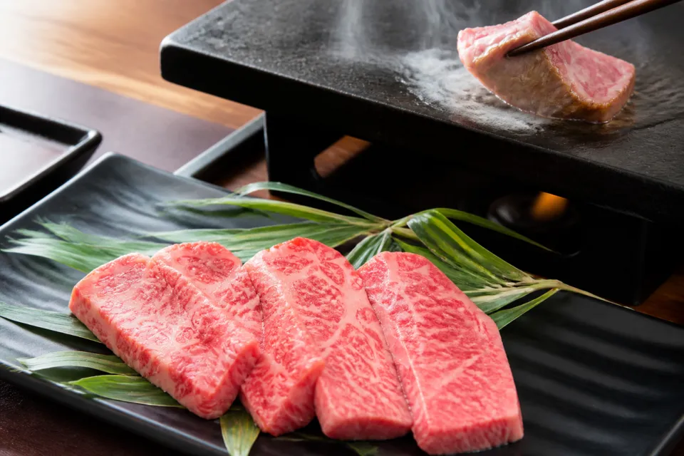 おごと温泉 湯元舘の近江牛料理