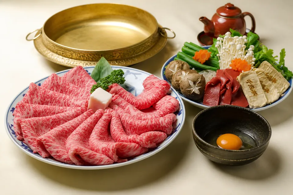近江肉せんなり亭 伽羅の割下で仕上げる近江牛すき焼き