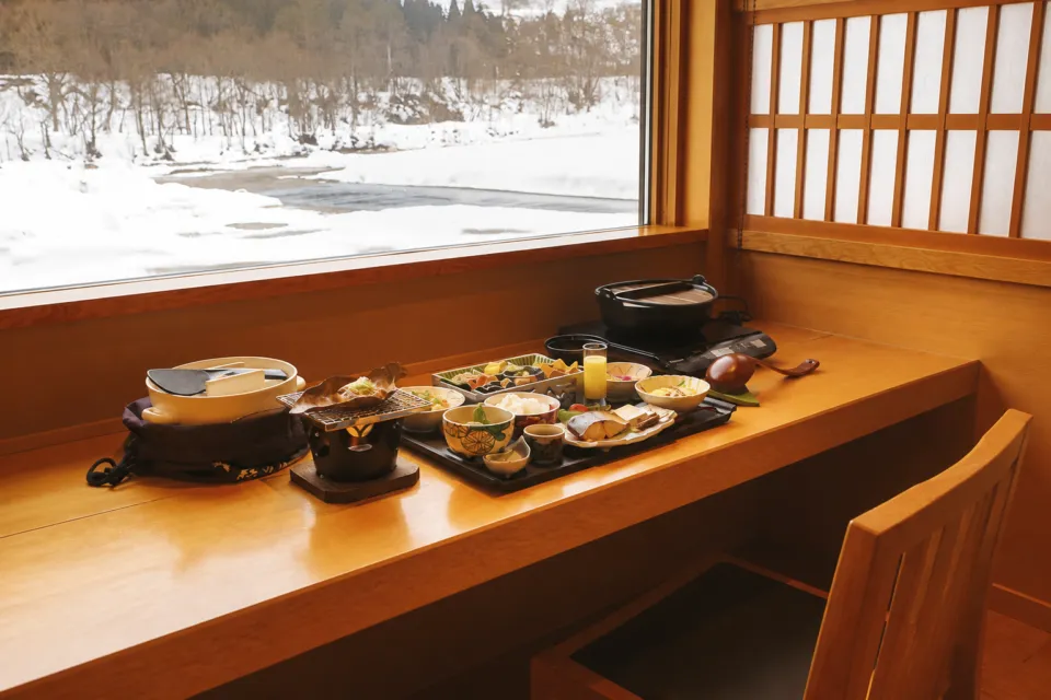 御宿 結の庄の和朝食
