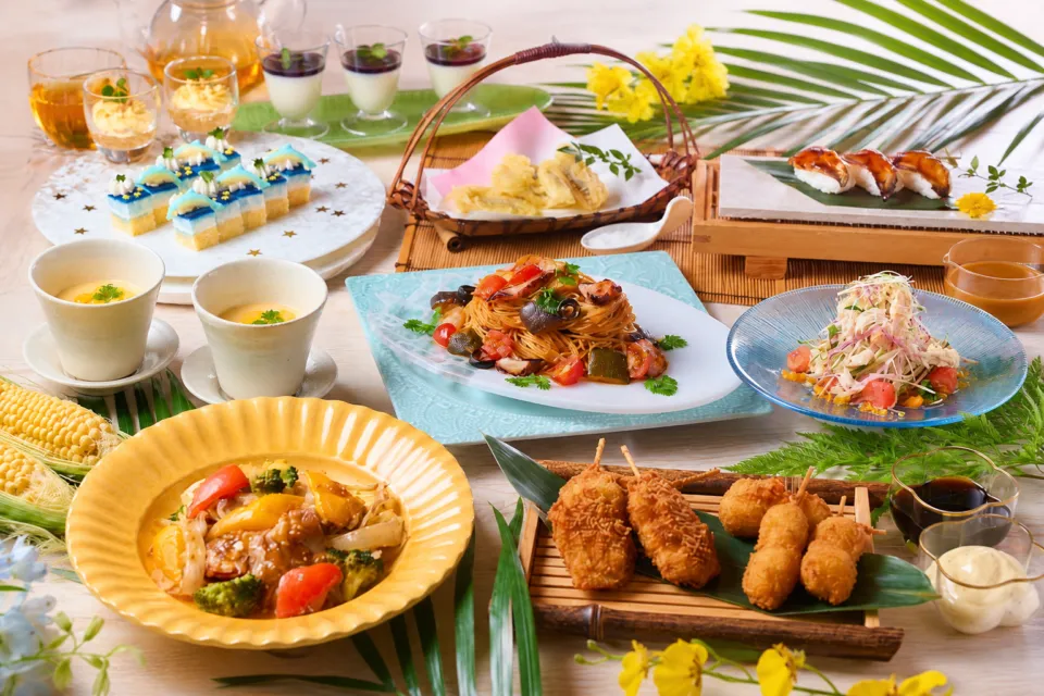 大江戸温泉物語Premium 汐美荘の夏の季節料理