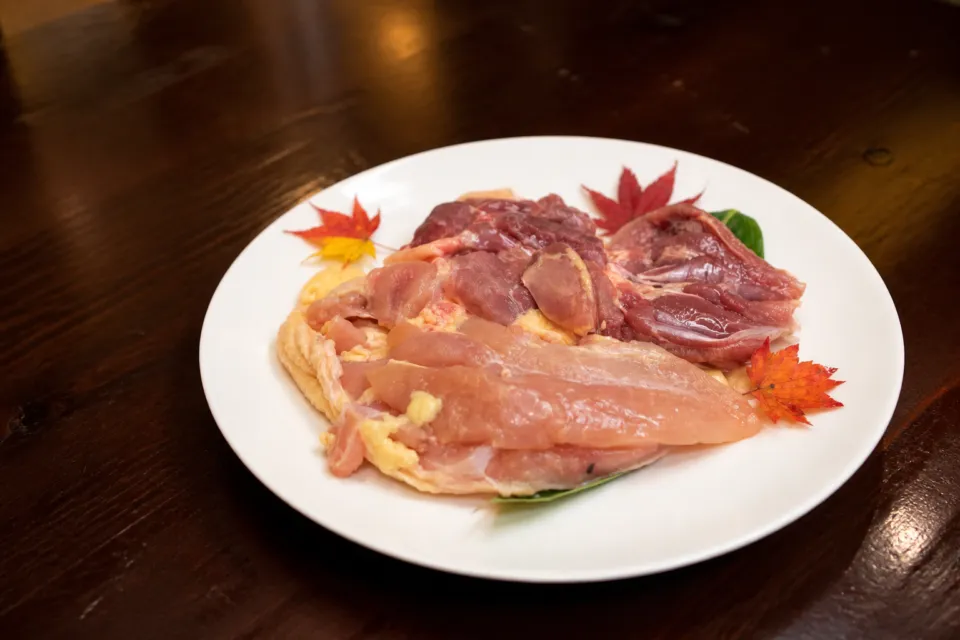 お食事処 桜の里の比内地鶏料理