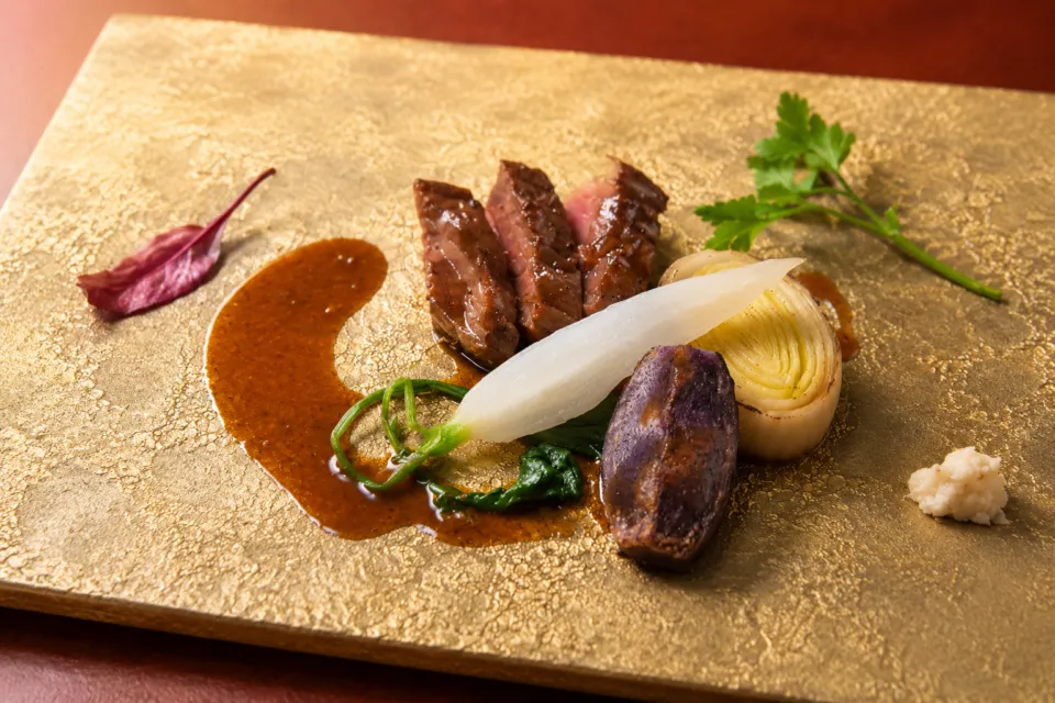 おたる宏楽園の牛肉料理