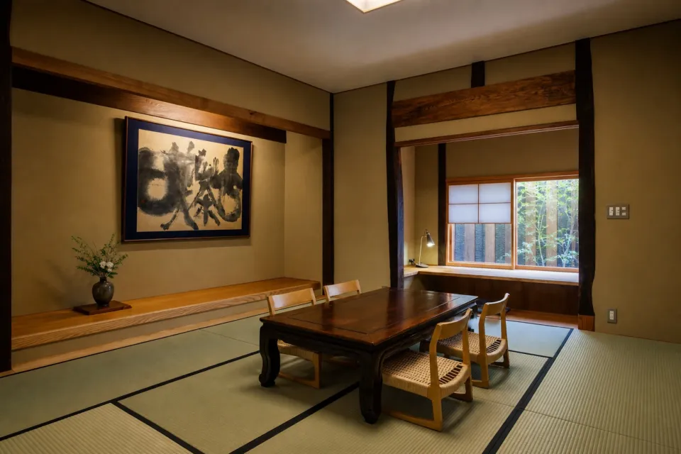 旅館くらしきの東の間
