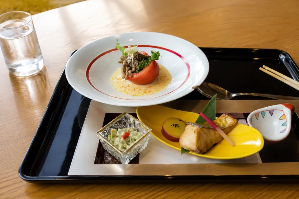 山荘 風の杜の彩り豊かな会席料理