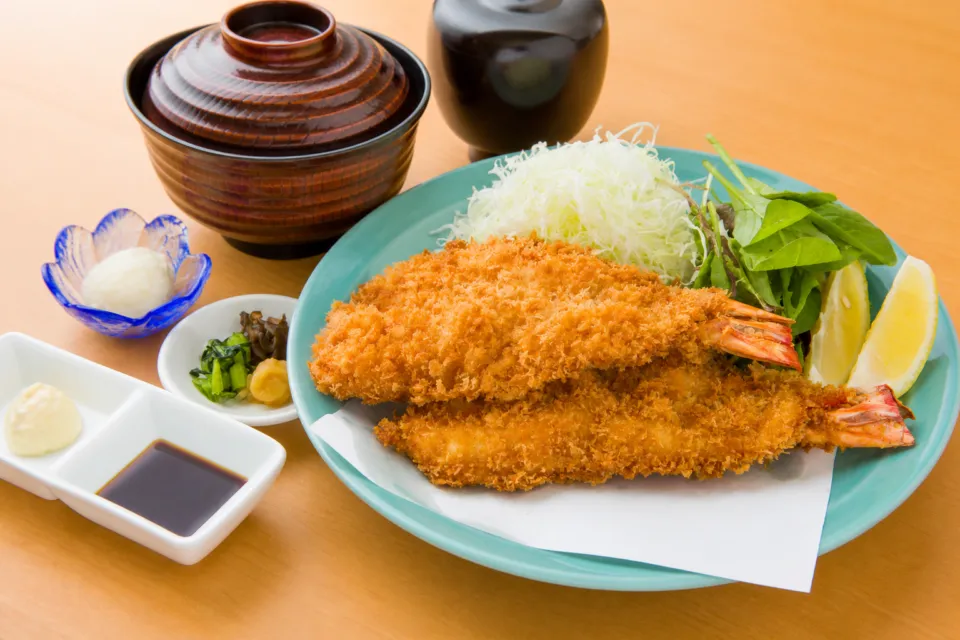漣 鳥羽店の海老フライ御膳