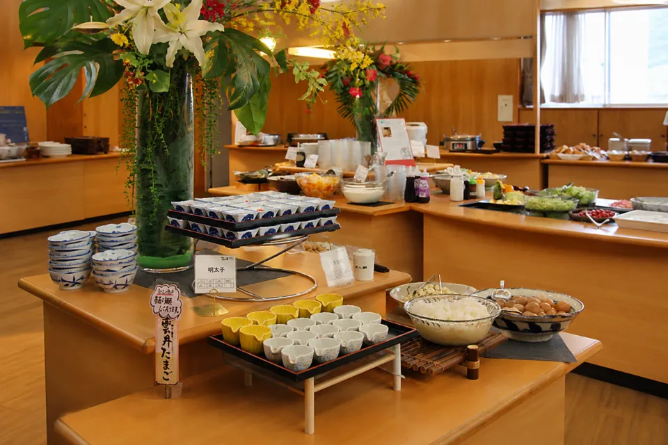 セイコーグランドホテルの朝食料理