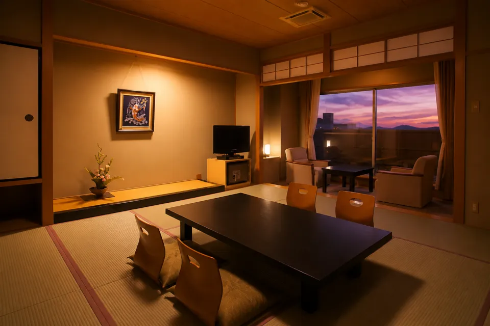 夕雅と旬彩の宿 せくみ屋の12.5畳和室