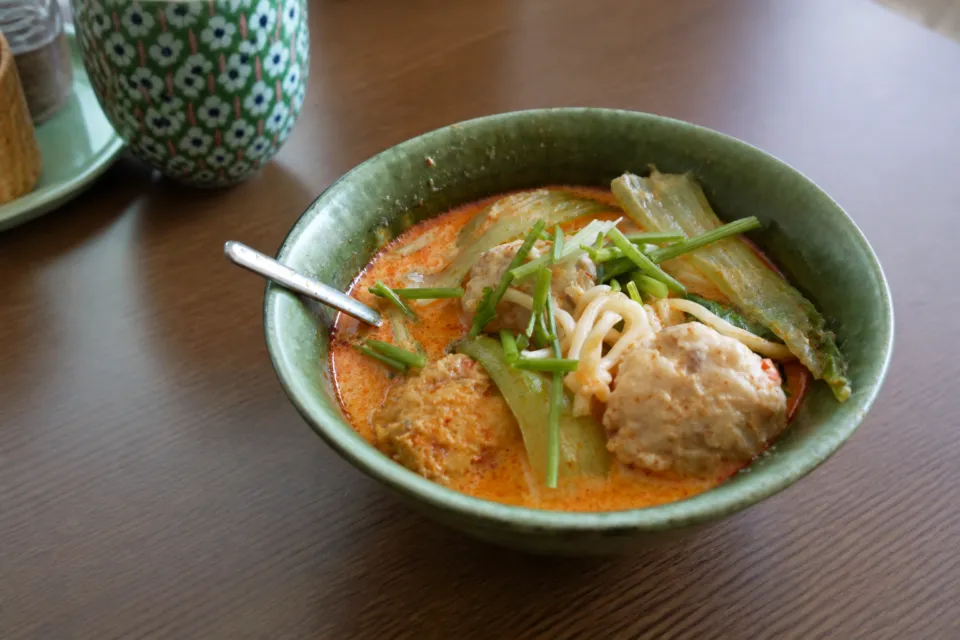 四万温泉 柏屋カフェのイタリアンラーメン