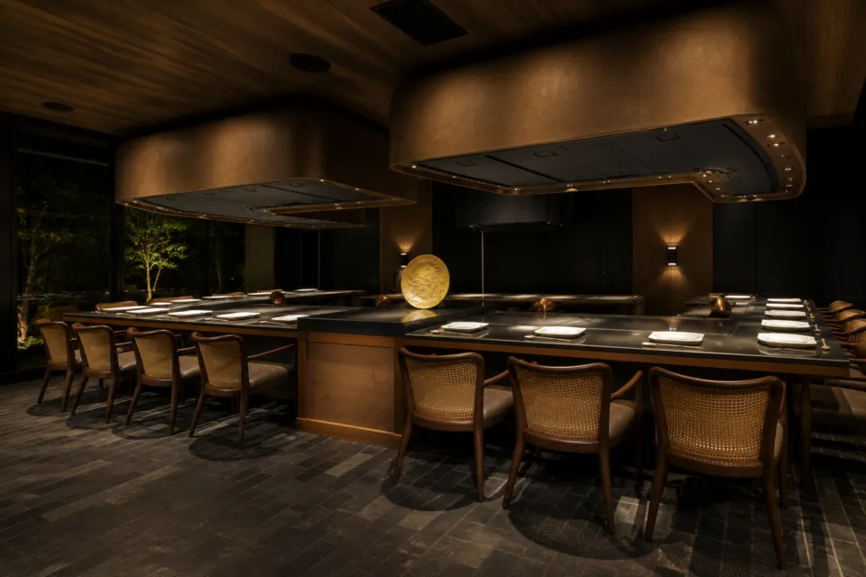 Southwest Grand Hotelの鉄板焼レストランカウンター席