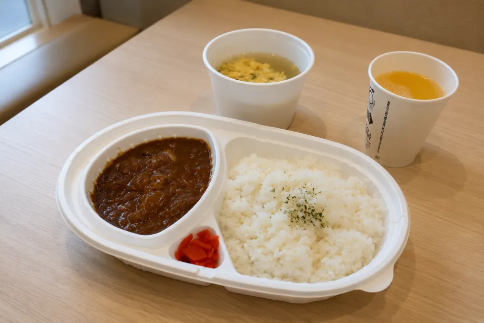 天然温泉 葵の湯 スーパーホテル岡崎のカレー朝食