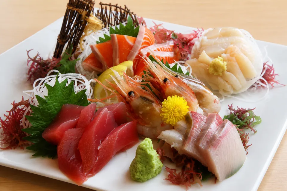 鮨処 あすか 新町店の刺身5点盛り