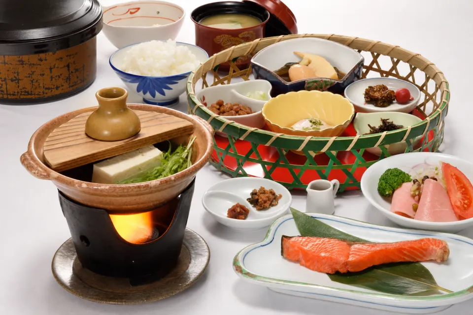 鈴の宿 登府屋旅館の和朝食