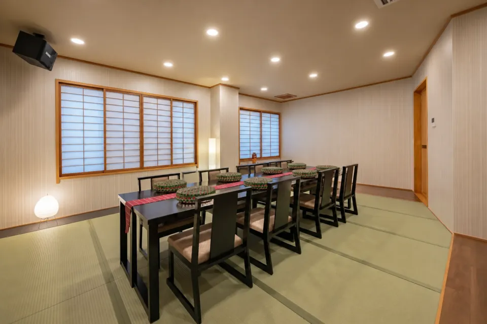 鈴の宿 登府屋旅館の個室食事会場
