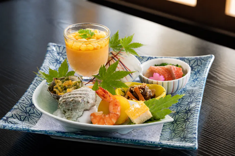 食べるお宿 浜の湯の季節の夕食料理