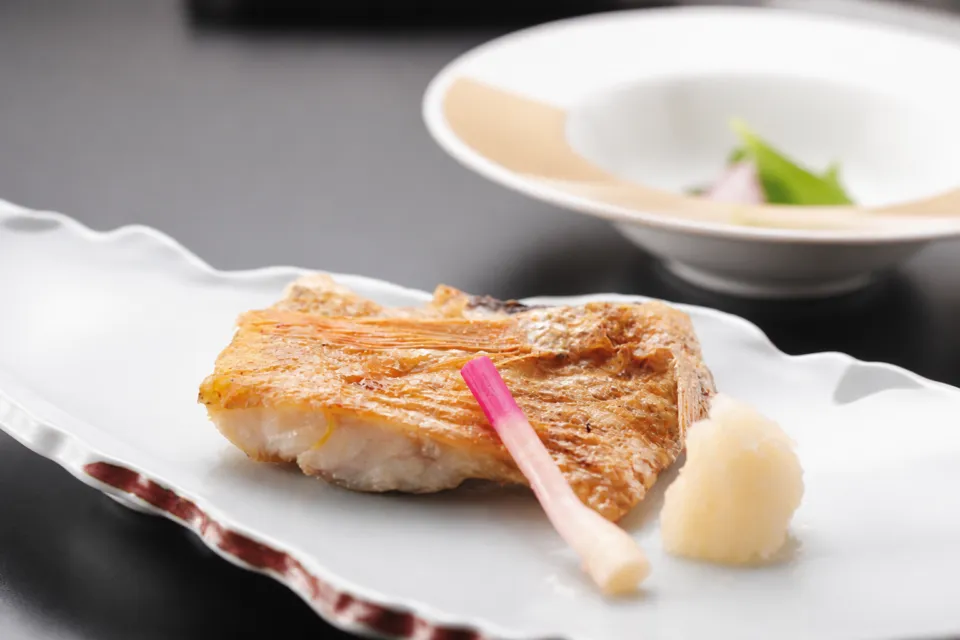 大観荘せなみの湯ののどぐろ塩焼き